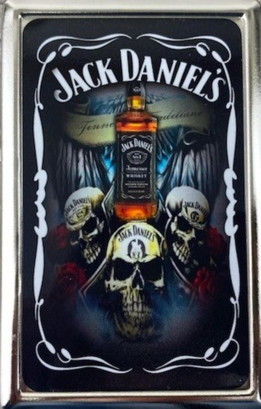 Sharp Tennessee Whiskey Cigarette Case ID Cash CC Storage Case